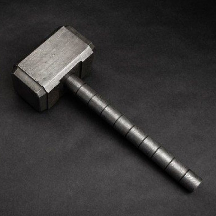 Damascus Steel Hammer