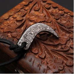 Damascus Steel Pendant