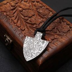 Damascus Steel Pendant