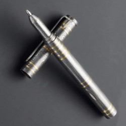 Damascus Steel Ball Point Pen