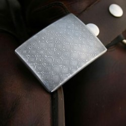 Damascus Steel Waist Belt Buckle