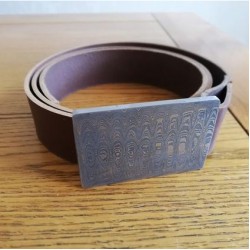 Damascus Steel Waist Belt Buckle